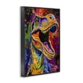 thumbnail image 2 of Stupell Industries Bohemian Paint Splatter Urban T-Rex Black Framed Giclee Art, 20 x 30, by Creative Studio, 2 of 8