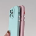 thumbnail image 3 of Compatible with iPhone Case,Cute Oval Bumper Electroplating Button Liquid Silicone [ Drop&Full Body Protection] Shockproof Cover Phone Case (Pink,iPhone 15), 3 of 6