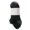 thumbnail image 3 of Sof Sole Bamboo No Show Tab Performance Socks, Black, Medium, 6 Pair, 3 of 3