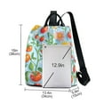 thumbnail image 3 of FORMRS Women's Travel Backpack Purse Anti-Theft Hidden Pockets Casual Shoulder Bag, Various Tomatoes, 3 of 7