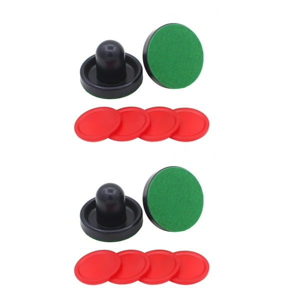 16 PCS  76MM Air Hockey Pushers Pucks Replacement for Game Tables Goalies Header Kit Air Hockey Equipment Accessories (Dark Blue)