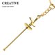 thumbnail image 3 of HEALEEP Llavero Colgante Dorado Para Bolso Con De Esgrima Ideal Para Eventos Deportivos, 3 of 8