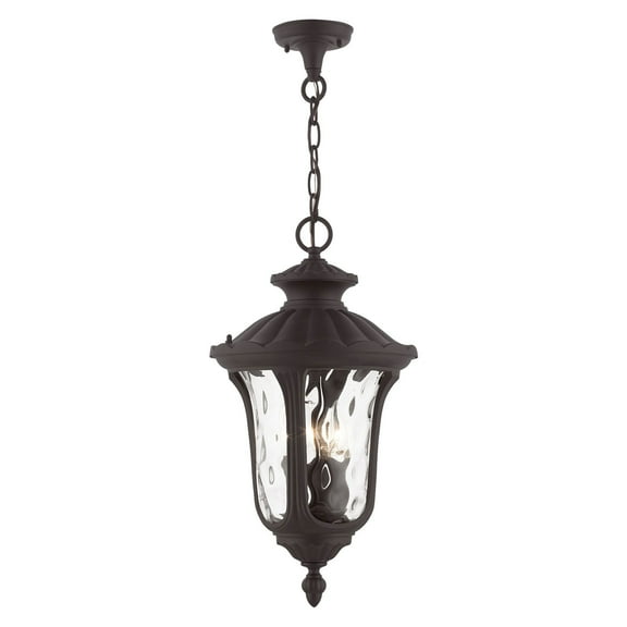Livex Lighting Oxford Outdoor Chain Hang in Bronze