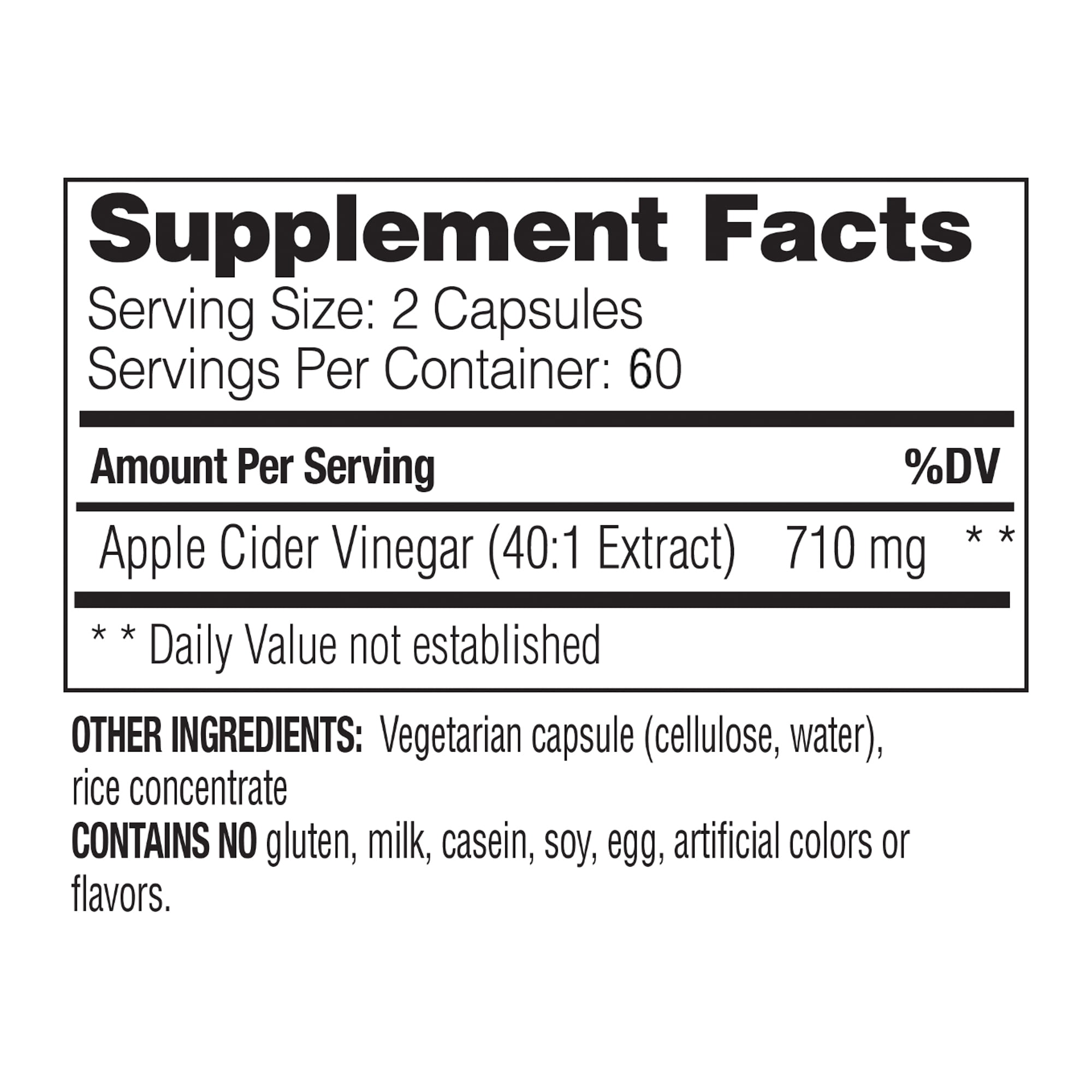 Enzymedica Apple Cider Vinegar -120 Capsules