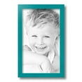 thumbnail image 2 of ArtToFrames 9" x 15" Aqua Picture Frame, 9x15 inch Green Wood Poster Frame (WOM-4428), 2 of 8