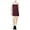 Purple, variant on Womens Ivory Layered-look Slip Short Sleeve Jewel Neck Above The Knee Shift Dress M