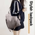 thumbnail image 2 of Mochila impermeable antirrobo para mujer, bolso escolar ligero Oxford, bolso de hombro de viaje, novedad de 2023A-Black Fivean unisex, 2 of 2