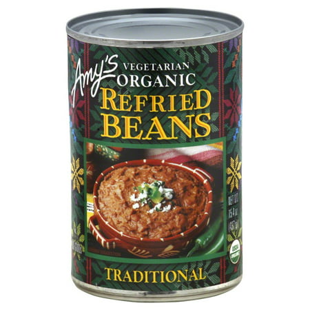 Amy's Organic Vegetarian Traditional Refried Beans, (Best Vegetarian Refried Beans)