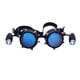 thumbnail image 3 of Disfraz de gafas estilo steampunk clásico con luz cibernética estilo vintage para mujer y hombre 18x6cm, 3 of 9