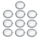 thumbnail image 5 of 10 Bandejas De Bisel Con Colgante Ovalado Vintage De 13 X 18 Mm, Tono Plateado, Ajustes De Cabujón De Bisel De Camafeo En Blanco Para De Fabr Baoblaze Joyería en blanco del cabujón, 5 of 7