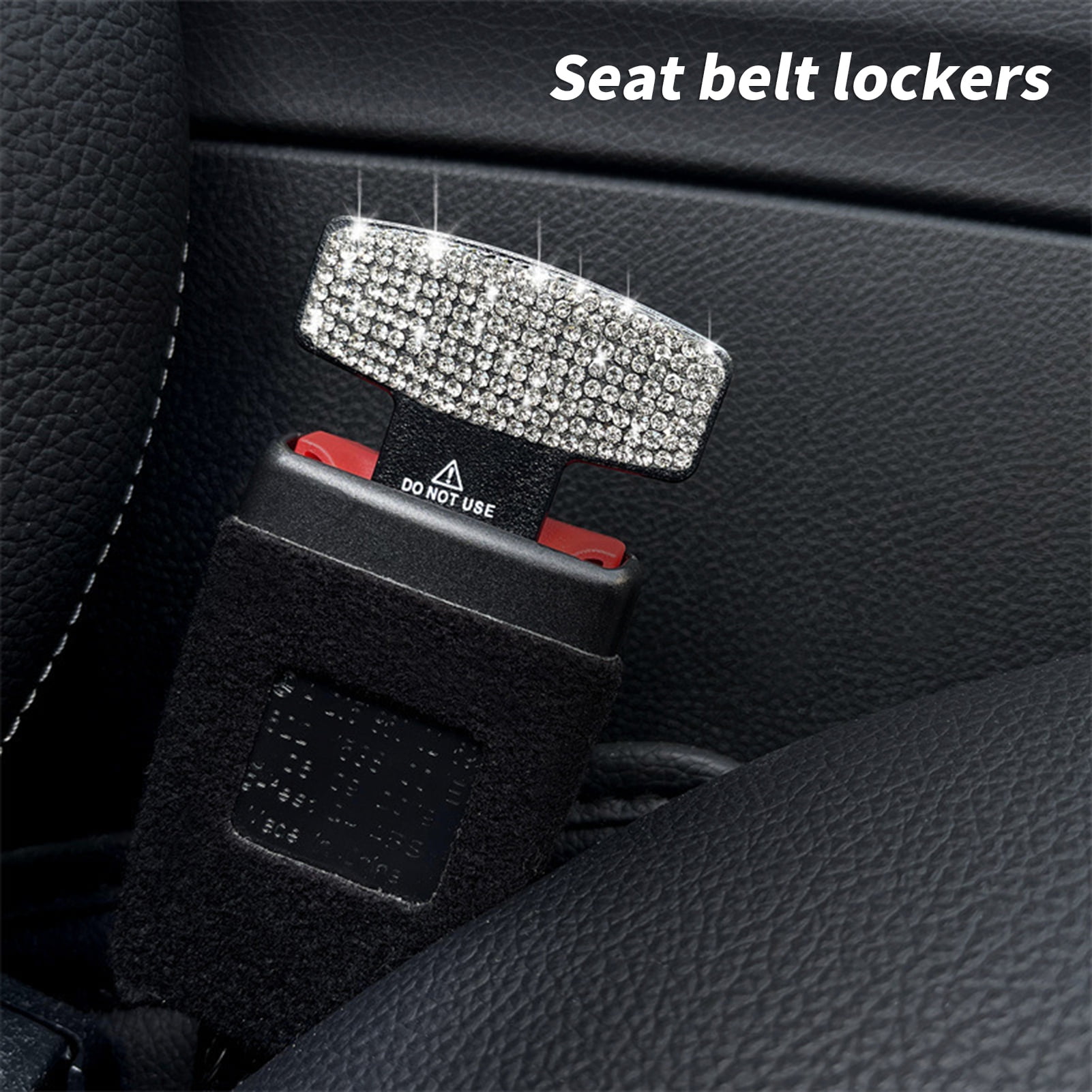 2PCS Car Safety Seat Belt Buckle Clip Seatbelt Stopper Adjuster Clip Seat  BeUKS1