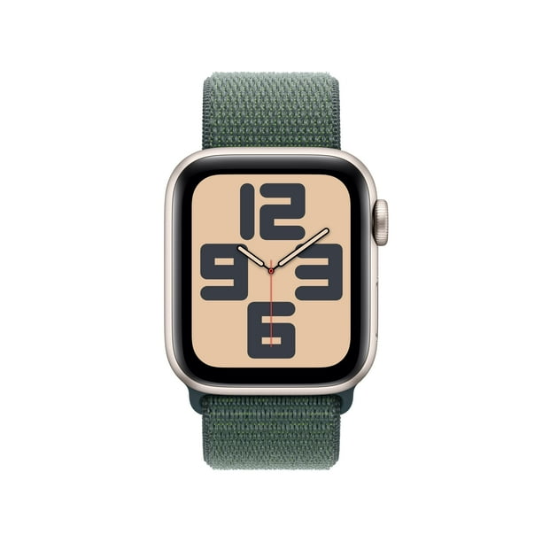 Apple Watch SE2 40mm GPS Starlight Aluminum Case with Lake Green
