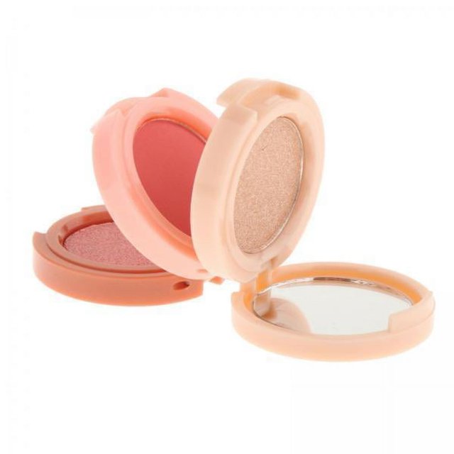 Yinanstore 5xBlush Face ,Light ,Waterproof ,Powder with Mirror ,Smooth All Day, Matte Matte Face Blush Blush Powder Makeup for Holiday Gift Set 5 Pcs