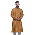 thumbnail image 3 of Atasi Kurta Imprimé pour Hommes Col Mandarin Popeline de Coton Kurta Chemise Décontractée, 3 of 7