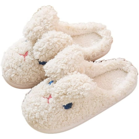 

CoCopeanut Women s Cute Animal Slippers Warm Memory Foam winter Slippers Soft Fleece Plush House Slippers Indoor Outdoor