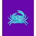 thumbnail image 2 of Lavoie, Tina 26x29 White Modern Wood Framed Museum Art Print Titled - Sponge Crab Aqua, 2 of 4