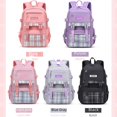 thumbnail image 2 of Mochila escolar de bebé Sésamo para estudiantes de primaria, bolso infantil de gran capacidad para mujeres de 1-6-9 grados, mochila informal ligera, 2 of 5