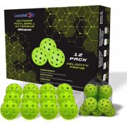 P40 Outdoor Pickleballs Non-Friable & Non-Deformable 2024 USAPA Durability Indoor Pickleballs, Leisure Sports Beginners Club Neon Green 3/12/36 Pack