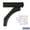 Black, variant on SalsburyIndustries Replacement Arm Kit For Deluxe Post 1 Mailbox - Black