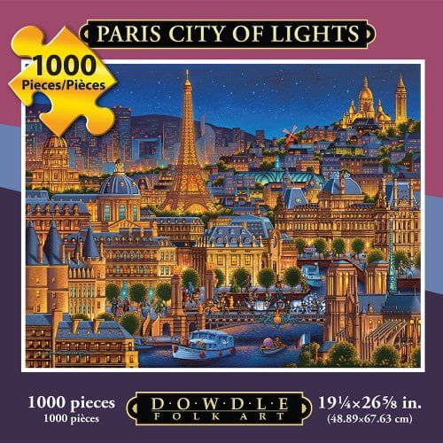 Dowdle Art Populaire Puzzle - Paris Ville des Lumières 1000 Pc