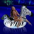 thumbnail image 1 of Flotador inflable para piscina con forma de cebra con luces FlyFreeEU Solar Adults, 1 of 7