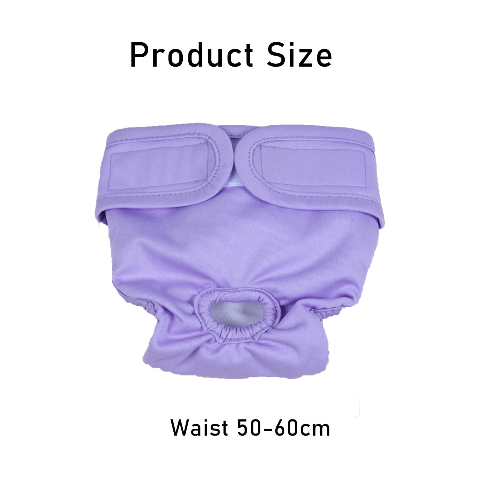 BESTSKY Dog Diapers,Soft & Breathable Waterproof Dog Diapers Female,Female Dog Diapers with Adjustable Fit,4-Pack