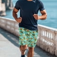 thumbnail image 6 of Yuyamidu Palm Tree Swim Trunks Men Swim Trunks Bathing Suit Quick Dry Cute Board Shorts with Pockets Beach Bathing Suits Man 4XL, 6 of 8