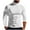 White, variant on Men's Casual Undershirt Half Mock Neck Basic Long Sleeve Trendy Pullover Sports Tops