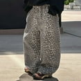 thumbnail image 5 of Aihuaihua Boys Y2K Leopard Print Jeans Size 3-10 Baggy Vintage Printed Pants with Straight Legs Streetwear, 5 of 9