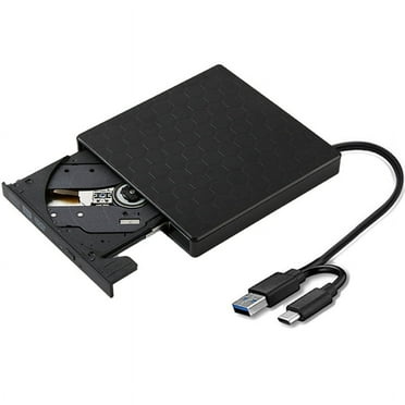 2in1 USB3.0 C Slim External DVD RW CD Writer Drive Burner Reader Player Optical Drives for Laptop PC DVD Burner