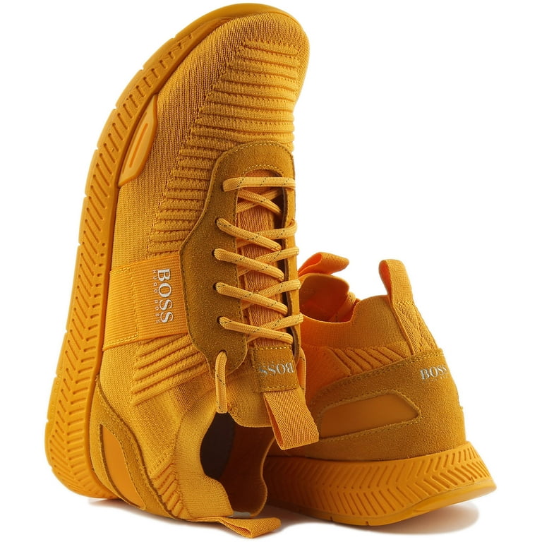 Boss store gold trainers
