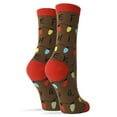 thumbnail image 2 of OoohYeah Womens Funny Stranger Cotton Crew Socks, Novelty Fashion Socks, Size 8-13, 2 of 3