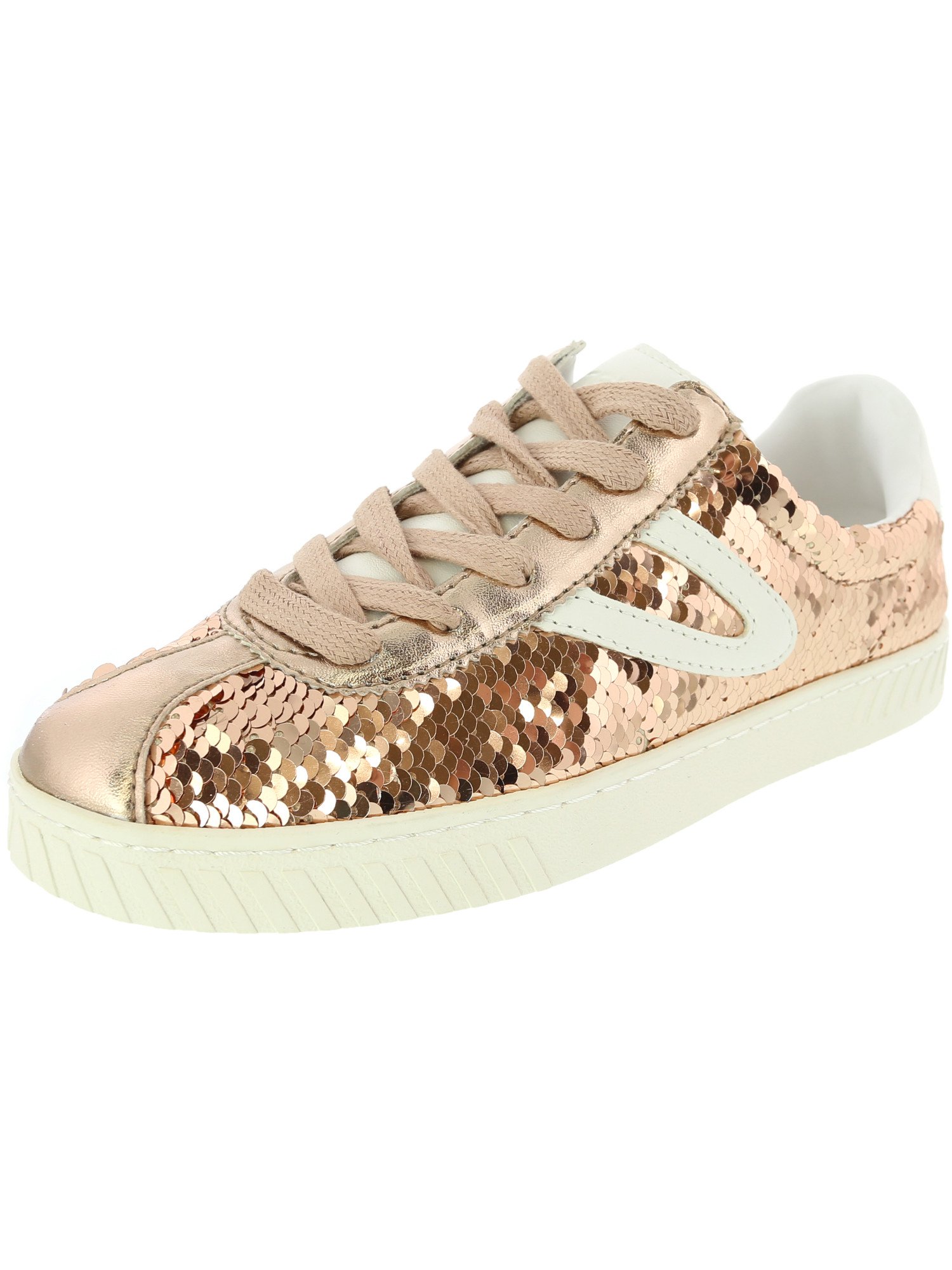 tretorn rose gold sneakers