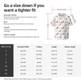 thumbnail image 5 of Fotbe winter Snowflake Dachshund Camisa Estampada de Manga Corta para Hombre, Casual de Verano, Estilo Playero, Sin Arrugas-4X-Large, 5 of 5