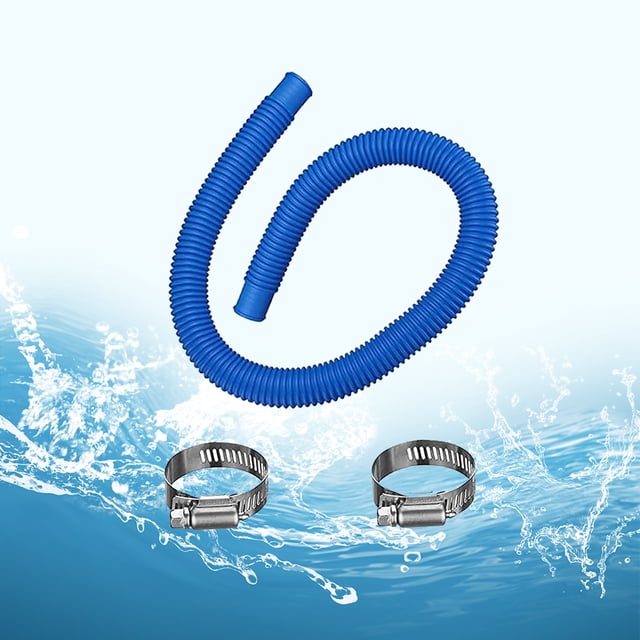Tubos De Mangueras De Piscina Tubos de mangueras de piscina con abrazaderas de manguera para bombas de piscina sobre el suelo (1PCS azul) Sywqhk Libre de BPA