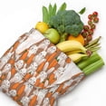 thumbnail image 5 of General Bunny Pattern Colorful Animals Canvas Shoulder Bag, 5 of 7