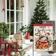 thumbnail image 6 of Hello Winter Hot Cocoa Decorative Garden Flag, Snowman Gingerbread Cookie Candy Red Berry Gold Snowflakes Yard Outside Decorations, Blue Christmas Outdoor Small Home Decor Double Sided 12.5x18, 6 of 6