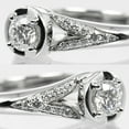 thumbnail image 6 of Pre-Owned BVLGARI Incontro D'Amore size 7.5 ring, 0.32ct, VVS1/E/EX/2VG, Pt950... (Good), 6 of 10