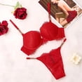 thumbnail image 1 of Victoria Secret Rhinestone vs Lencería Ropa De Mujer Sujetador Brillante Transpirable Conjunto Femenino Letra Ajustable Sin Costuras Push Up Interior Gao Jiahui unisex, 1 of 2