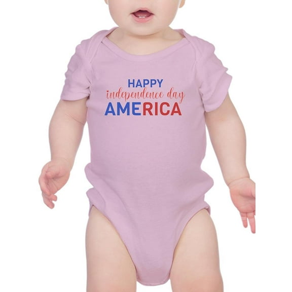 A Happy Independence Day. Bodysuit Infant -Image by Shutterstock, 12 Months