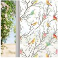 thumbnail image 1 of Película de ventana Toally transparente, película opaca no adhesiva para ventana de pájaro, película de vidrio decorativa, película protectora estática, pegatinas para ventana de pájaro ER, 1 of 5