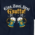 thumbnail image 3 of Instant Message - Eins Zwei Drei Gsuffa Oktoberfest - Men's Short Sleeve Graphic T-Shirt, 3 of 6