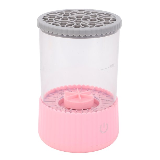 Limpiador De Brochas De Maquillaje Eléctrico, Secador De Brochas De Maquillaje 2 En 1 Para Brochas Y Esponjas De Maquillaje De Todos Los Tamaños, Taza De Limpieza De Brochas De