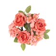 thumbnail image 3 of Coronas de anillos de vela, candelabro de guirnalda verde, coronas florales de corona de rosas para centro de mesa de boda, sala de estar, Navidad, 3 of 9