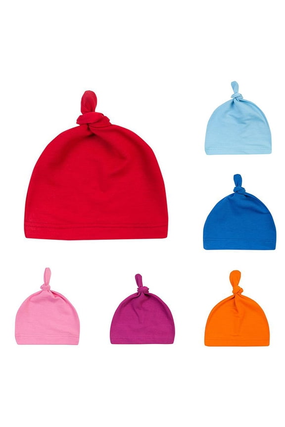 Multi-color Toddler Girl Boy Hats & Caps Solid Pink Infant Winter Warm Crochet Knit Hat Cotton Cap Baby Hat Baby Newest