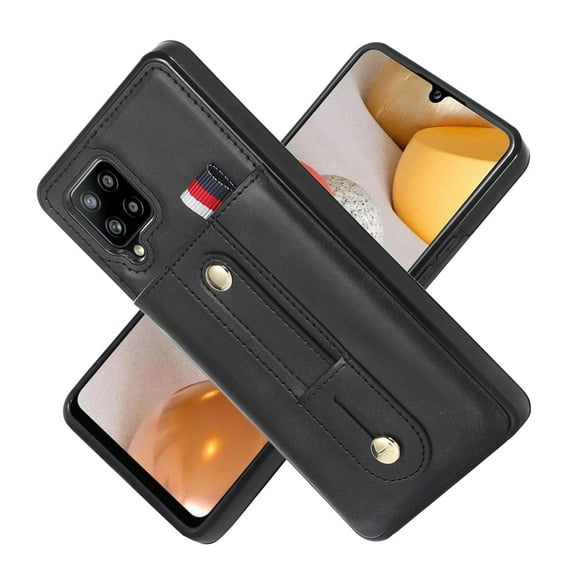 for Samsung Galaxy A42 5G Case, Galaxy A42 5G Case, Lightweight Premium PU Leather Galaxy A42 5G Wallet Case with Card Holders Protective Case for Samsung Galaxy A42 5G Adjustable Stand,Black