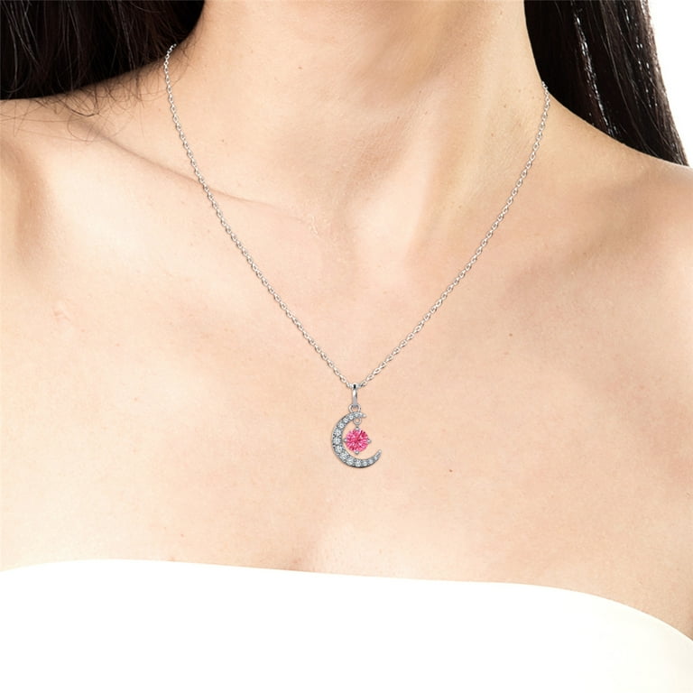 October birthstone necklace best sale walmart
