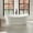 White Tub - Black HDW, variant on OVE Herschel 60 in. Freestanding Bathtub Kit extra Nickel Hardware