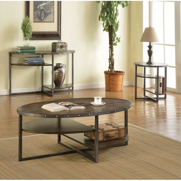 Trendy Coffee Table, Weathered Dark Oak