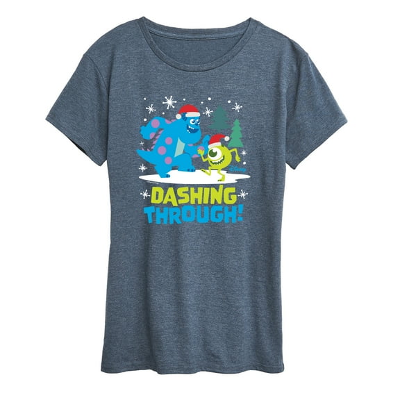 Monsters Inc - Dashing Through - Women's Short Sleeve Graphic T-Shirt